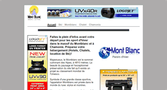 Desktop Screenshot of montblanconline.fr
