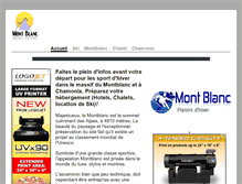 Tablet Screenshot of montblanconline.fr