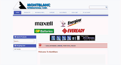 Desktop Screenshot of montblanconline.com